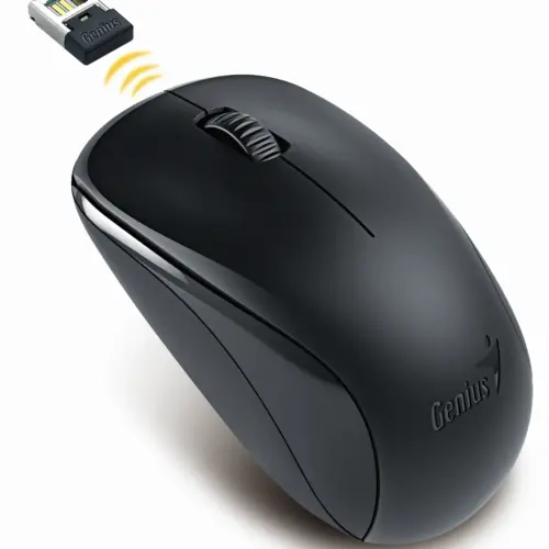Genius безжична мишка Wireless Mouse - NX-7000 Black - 2.4GHz