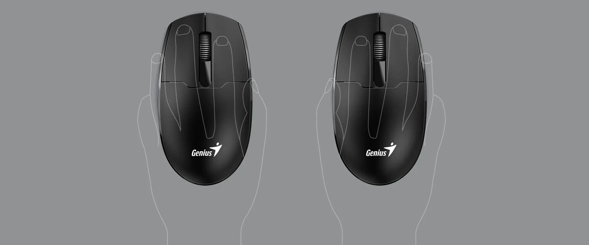 Genius безжична мишка Wireless Mouse - NX-7000SE Black - 2.4GHz - Image 103
