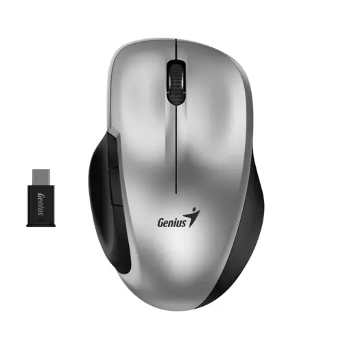 Genius безжина безшумна мишка Mouse Wireless Silent – Ergo 8200S Silver – Silent