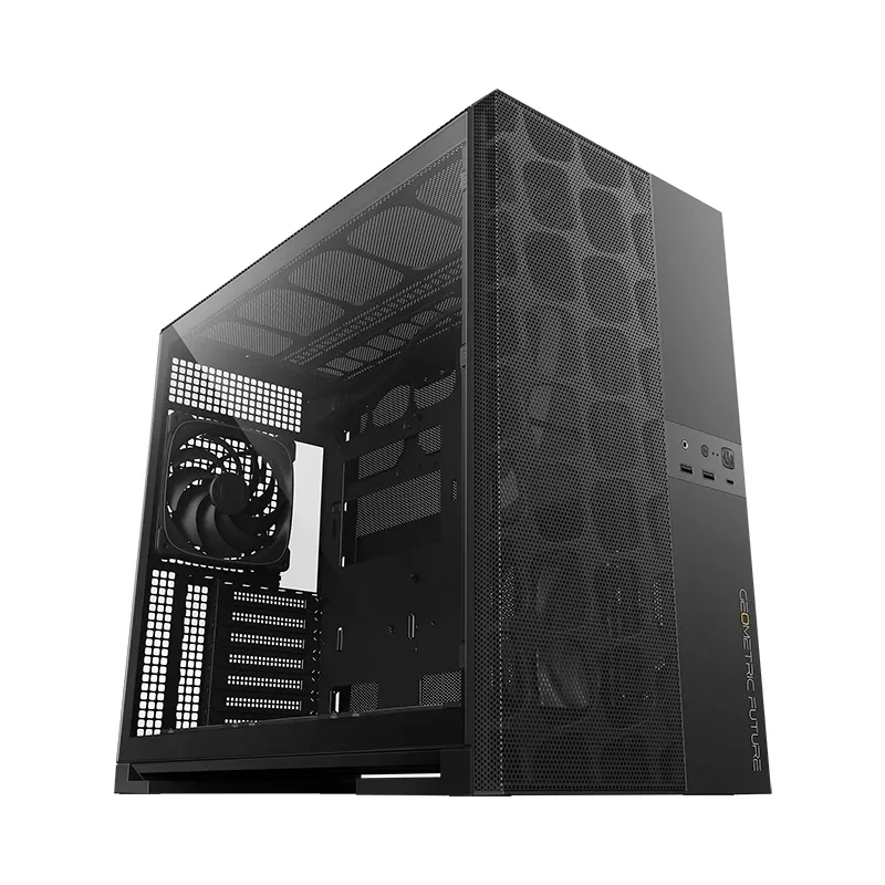 Geometric Future кутия Case EATX - Model 5 Vent Black - 5 x 140 mm aRGB fans included - Image 38