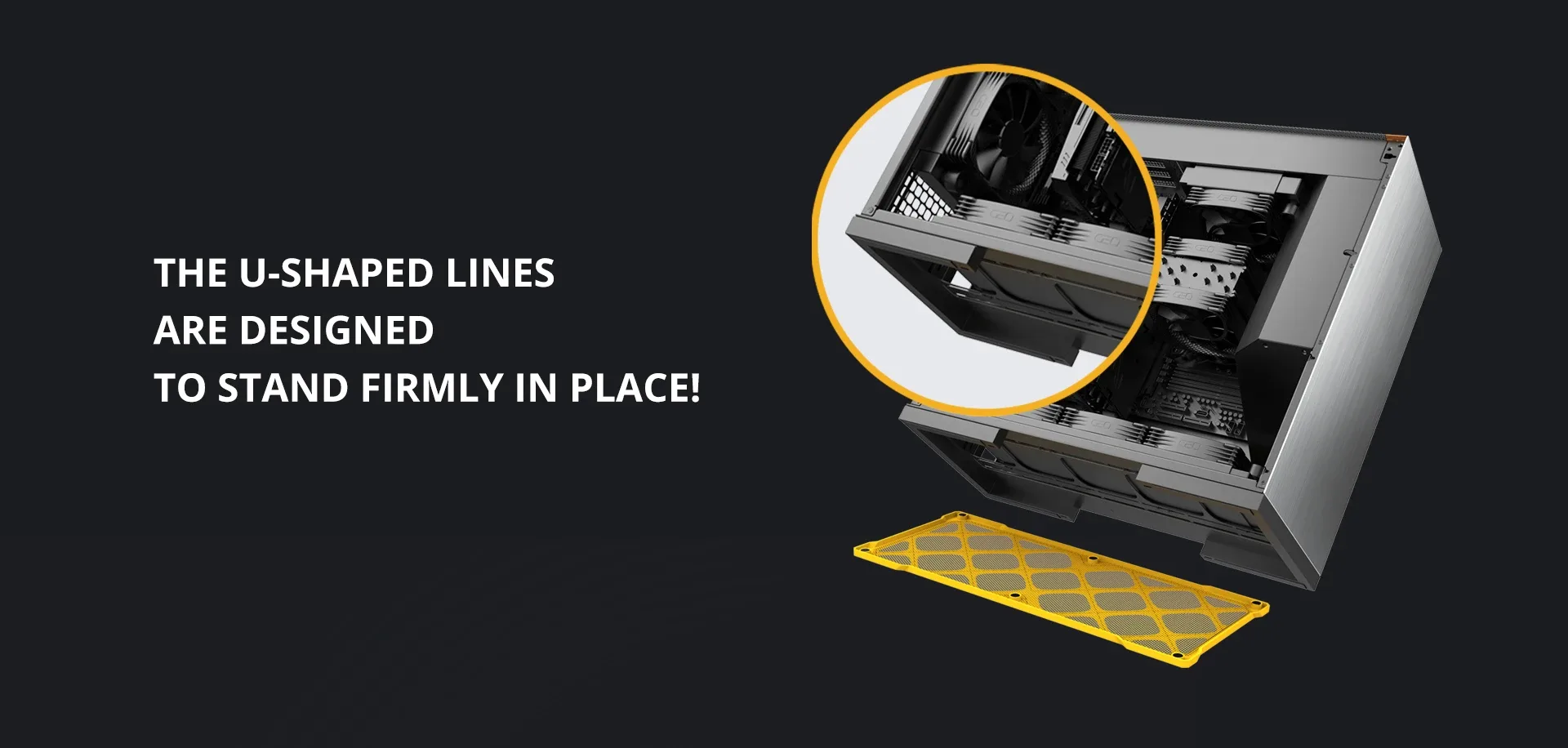 Geometric Future кутия Case EATX - Model 8 Dharma Black/Gold - Image 175