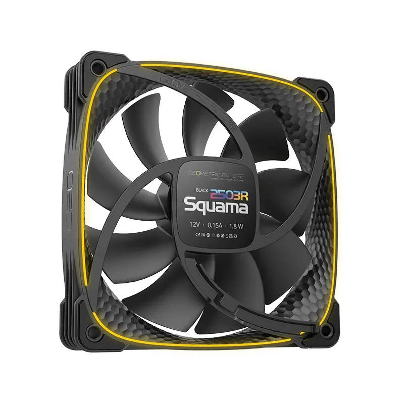 Geometric Future вентилатор Squama 2503R, REVERSE Fan, 120mm, ARGB, Black - Image 187