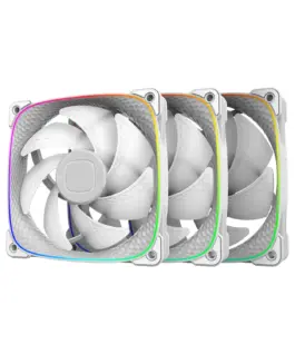 Geometric Future Комплект вентилатори Fan Pack 3-in-1 - Squama 2503W White