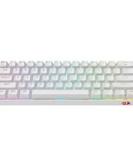 Alternative view of Bluetooth/USB Type-C механична RGB клавиатура Redragon Draconic PRO RGB K530W-RGB-PRO_BR Brown Switch - бяла