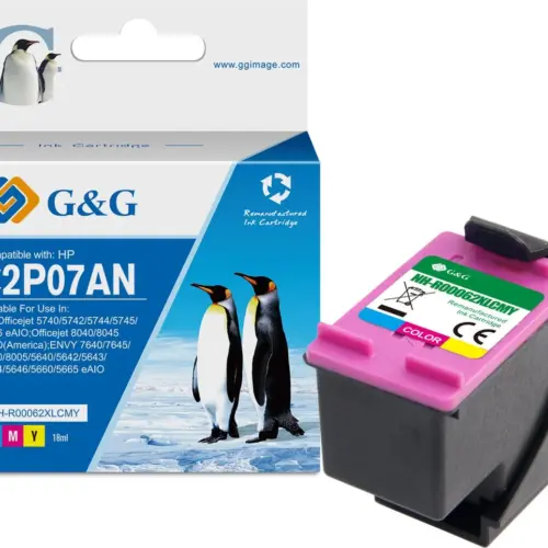 ГЛАВА HEWLETT PACKARD OfficeJet 5740e All In One/ENVY 5540/5640/7640 - HIGH CAPACITY - Color - /62XL/ - C2P07AE - PN H6