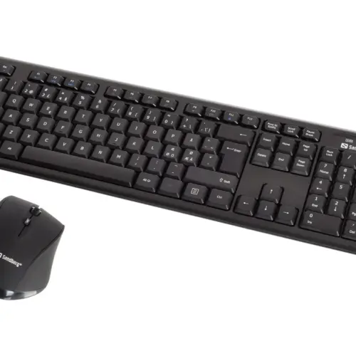 КОМПЛЕКТ МИШКА + КЛАВИАТУРА SANDBERG - Black - PN 631-20