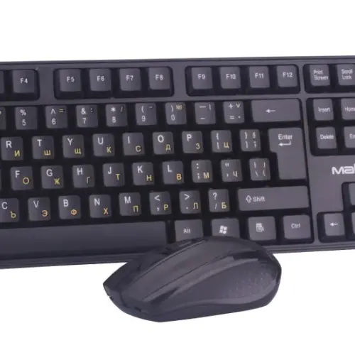 Makki Безжична Клавиатура+Мишка кирилизирана Keyboard+Mouse Wireless 2.4G BG -