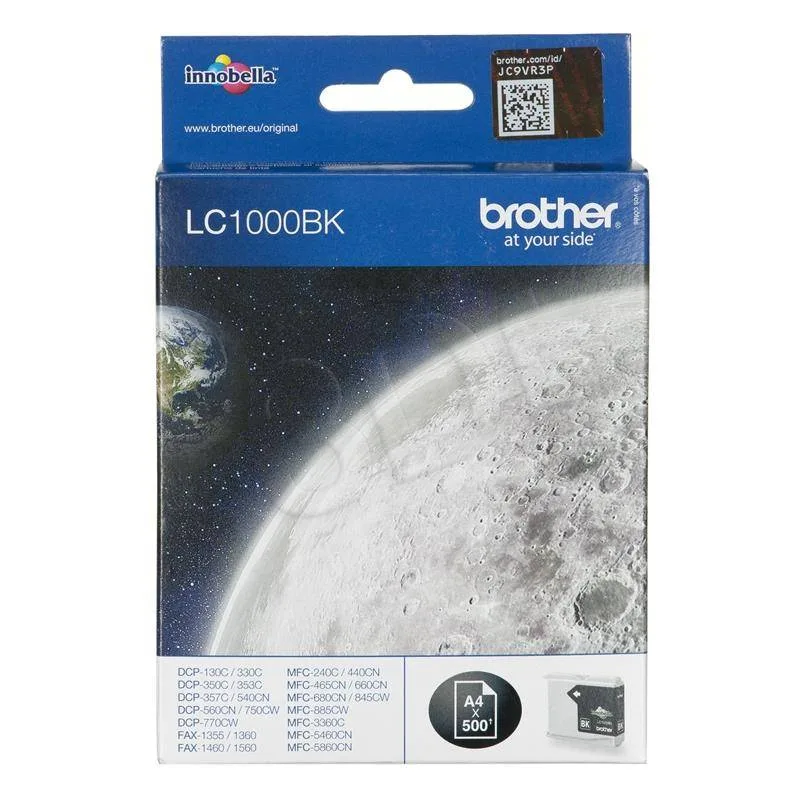 ГЛАВА ЗА BROTHER MFC 240C/440C/465/660/680/845/885/DCP 130C/330/350/540/560/750/770 - Black - PN LC1000BK