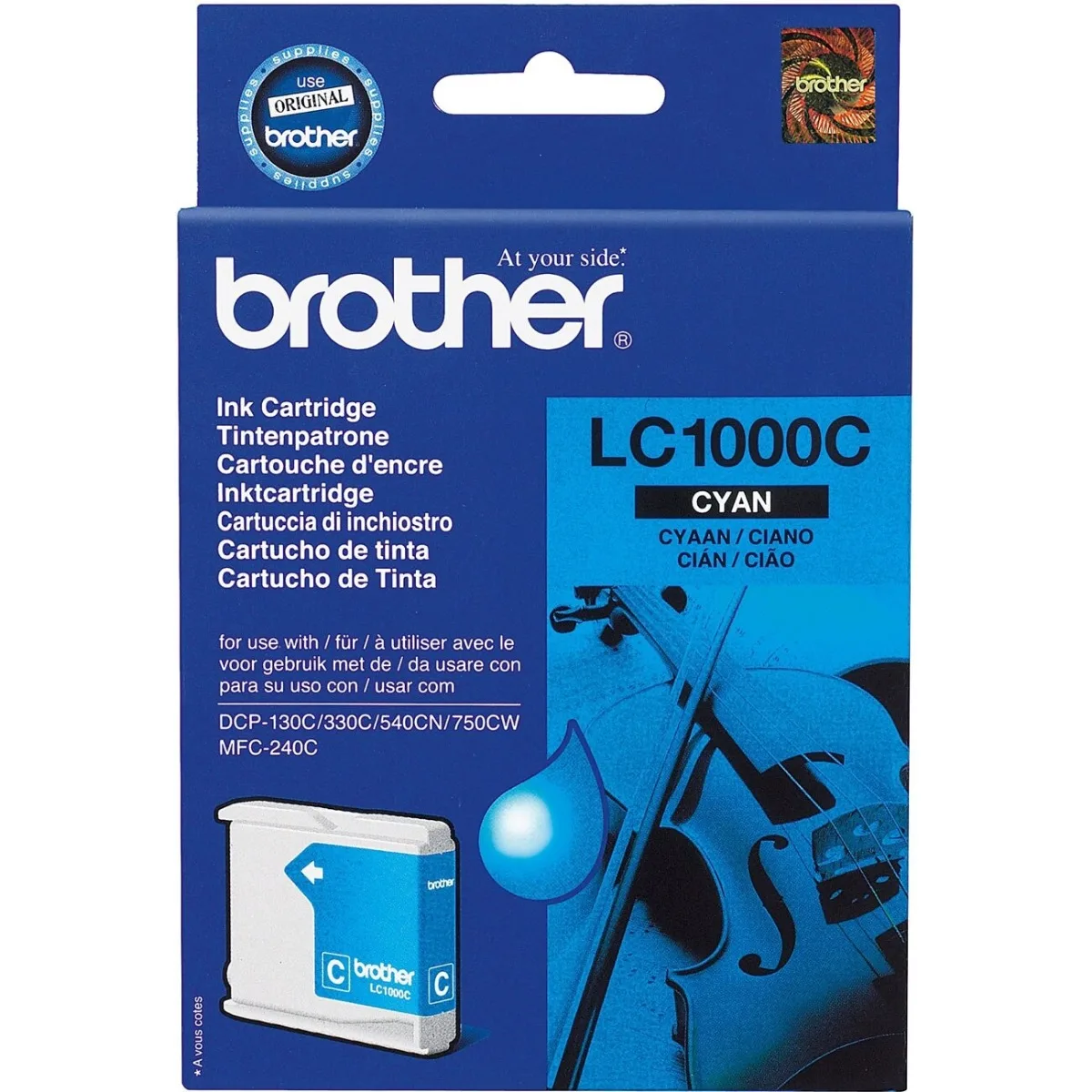 ГЛАВА ЗА BROTHER MFC 240C/440C/465/660/680/845/885/DCP 130C/330/350/540/560/750/770 - Cyan - PN LC1000C