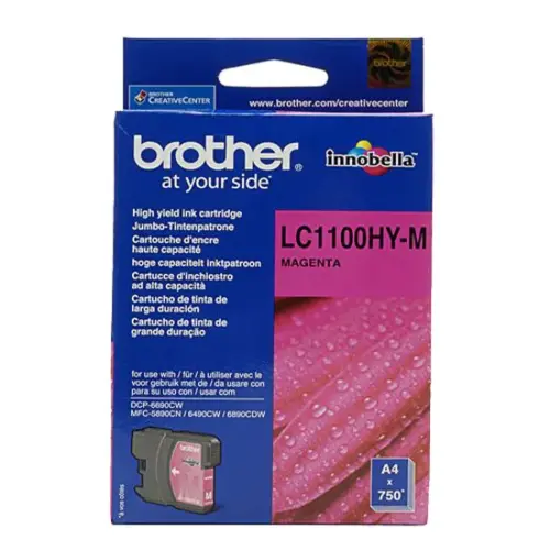ГЛАВА ЗА BROTHER MFC 6490CW/DCP 6690CW - Magenta - HIGH CAPACITY - PN LC1100HYM