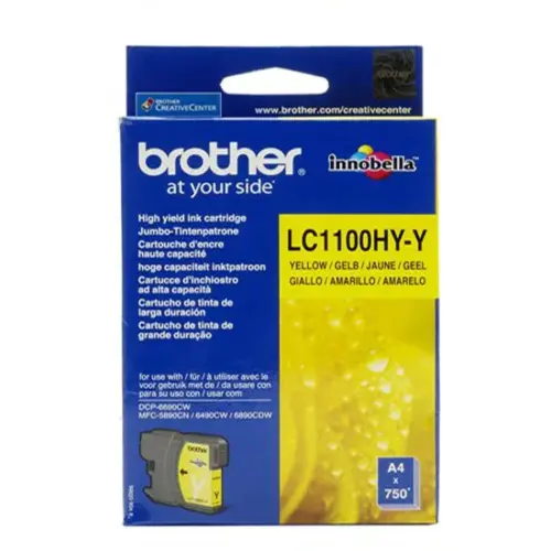 ГЛАВА ЗА BROTHER MFC 6490CW/DCP 6690CW - Yellow - HIGH CAPACITY  - PN LC1100HYY (LC-1100HYY)