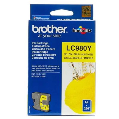 ГЛАВА ЗА BROTHER MFC 250C/290C/DCP 145C/165C - Yellow - PN LC980Y (LC-980Y)