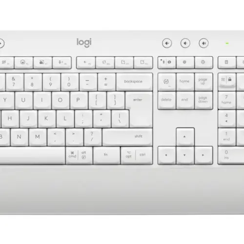 КОМПЛЕКТ МИШКА + КЛАВИАТУРА LOGITECH MK650 DE - Wireless - БЕЗ БДС КИРИЛИЗАЦИЯ (WITHOUT BDS CYRILLIC) - White - PN