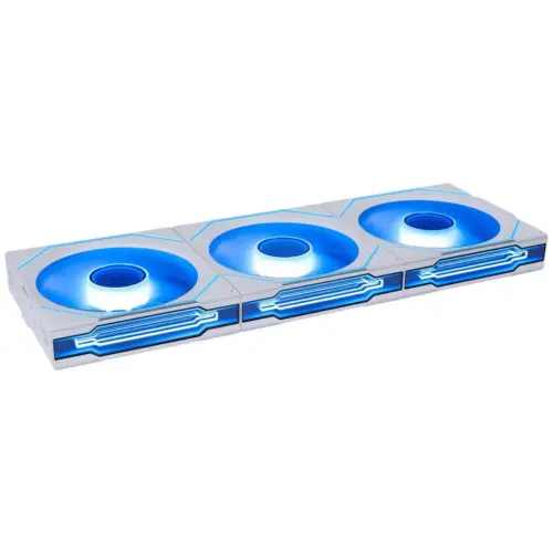 Alternative view of Вентилатори 3бр Lian Li UNI FAN SL-INF Wireless ARGB PWM - 120 mm Бели + Контролер