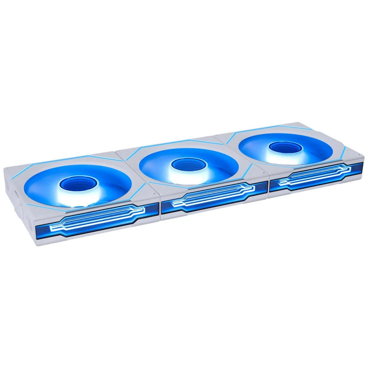 Вентилатори 3бр Lian Li UNI FAN SL-INF Wireless ARGB PWM - 120 mm Бели + Контролер - Image 2