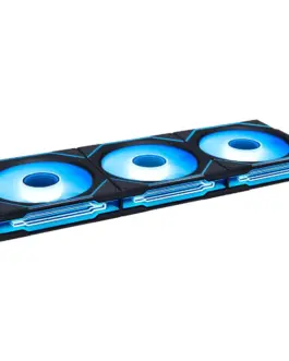 Alternative view of Вентилатори 3бр Lian Li UNI FAN SL-INF Wireless ARGB PWM Reverse - 120 mm Черни + Контролер