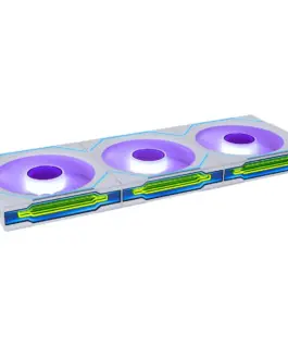 Вентилатори 3бр Lian Li UNI FAN SL-INF Wireless ARGB PWM Reverse - 120 mm Бели +
