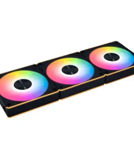 Вентилатори 3бр Lian Li UNI FAN CL Wireless ARGB PWM Reverse - 120 mm Черни +