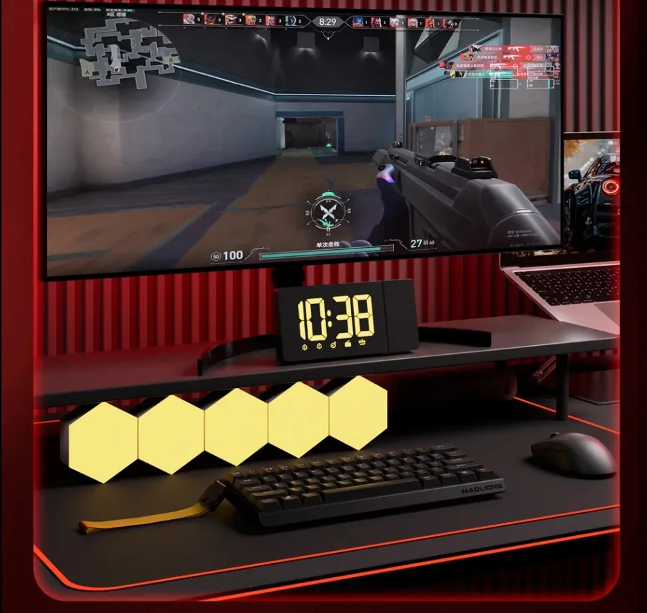 Madlions професионална геймърска механична клавиатура Professional Gaming Mechanical Keyboard MAD 60 HE Flagship V2 - 8K, Magnetic Amber Pro Switches - Black - Image 59