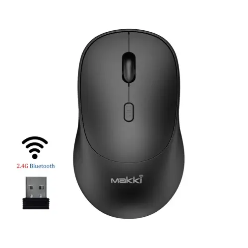 Makki безжична мишка Wireless Mouse MAKKI-MSX-2401 - USB-C Silent 1600dpi 2.4G Bluetooth