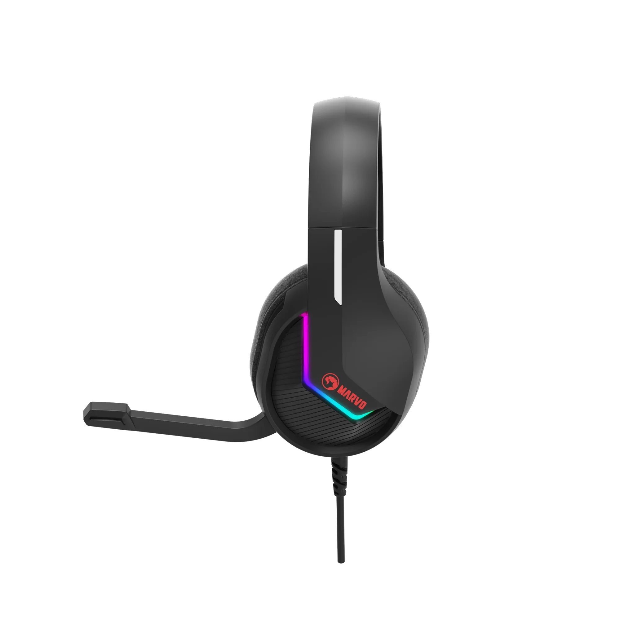 Marvo геймърски слушалки Gaming Headphones H8618 Black - 50mm, USB, RGB - Image 200