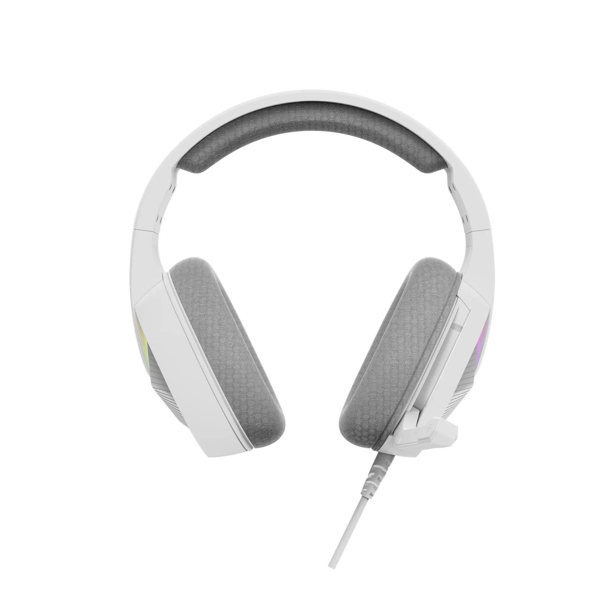 Marvo геймърски слушалки Gaming Headphones H8618 White - 50mm, USB, RGB - Image 269