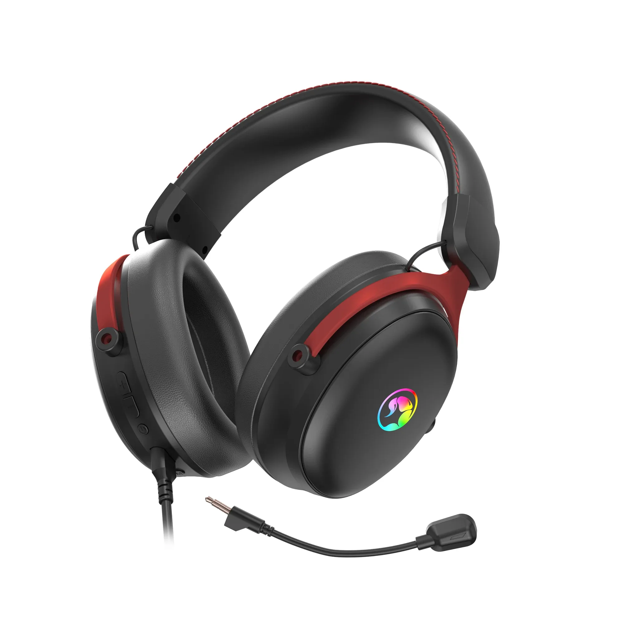Marvo безжични геймърски слушалки Gaming Headphones Tactic X Pro - Bluetooth, 2.4G, 7.1, RGB - MARVO-HG9076W - Image 294