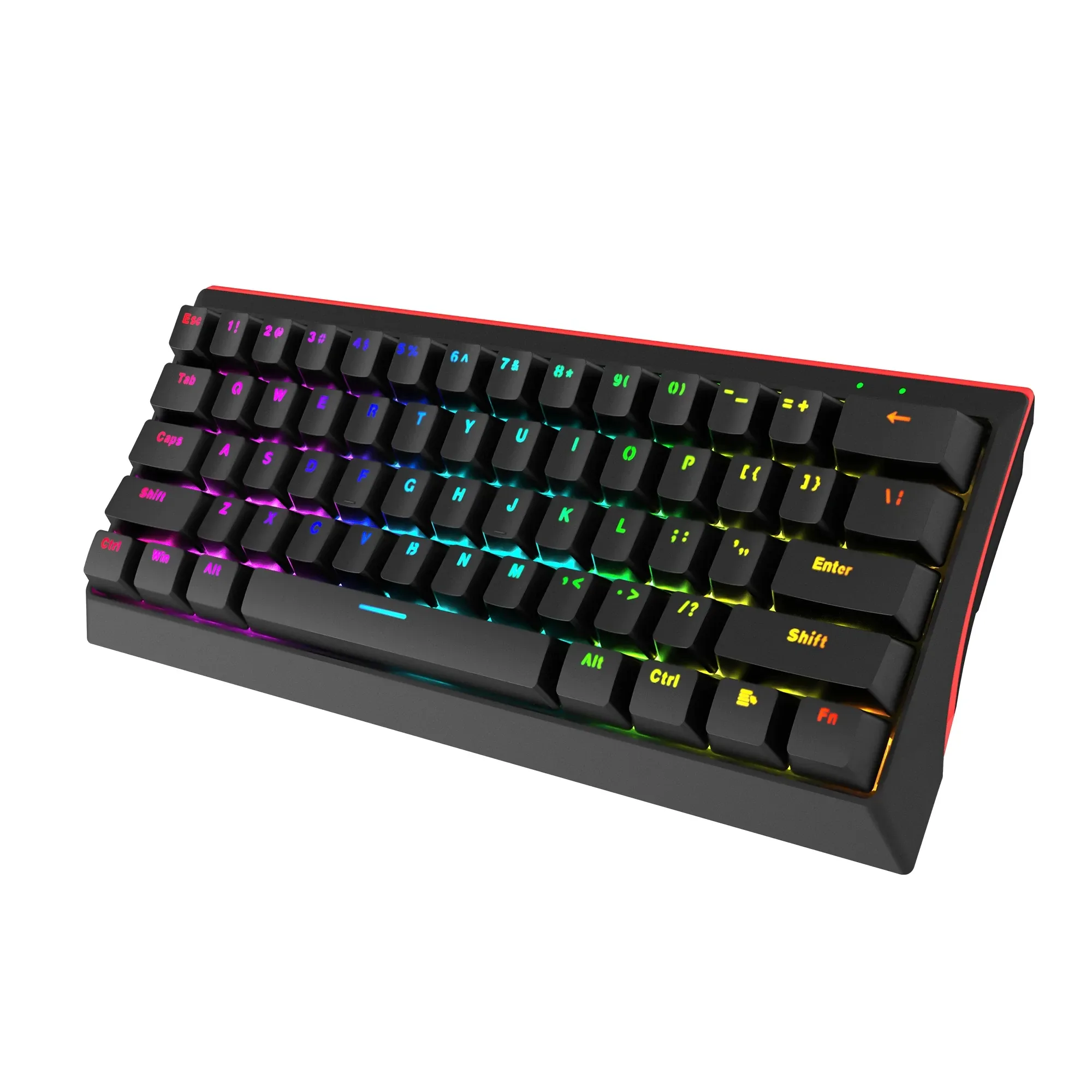 Marvo геймърска клавиатура Gaming Mechanical keyboard 61 keys TKL - Hecate 61B - KG962G - BLUE switches - Image 304