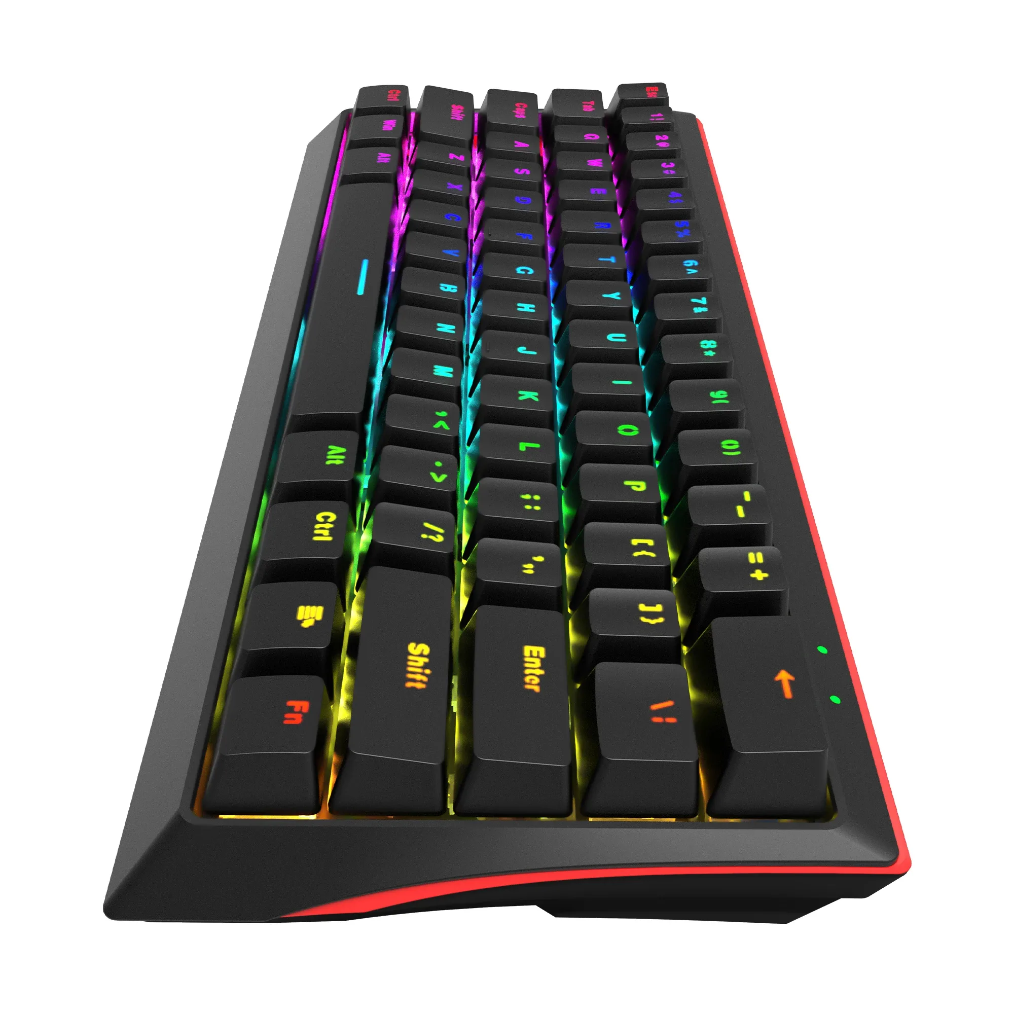 Marvo геймърска клавиатура Gaming Mechanical keyboard 61 keys TKL - KG962G - RED switches, RGB - Image 257