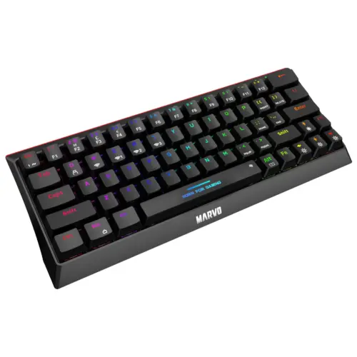 Marvo безжична механична геймърска клавиатура Wireless Gaming Mechanical keyboard Hecate 61WR Black – KG962W-R – Bluetooth 5.0