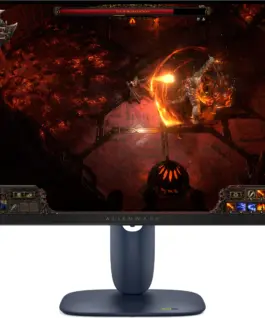 Геймърски монитор Alienware AW2725DM - 27" Fast IPS WQHD(2560x1440) 180Hz 1ms G-Sync