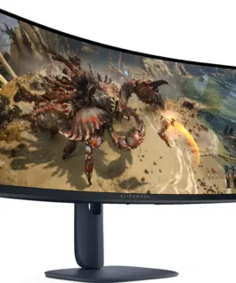 Alternative view of Геймърски монитор Alienware AW3425DWM - 34" inch VA Curved WQHD(3440x1440), 180 Hz, 1ms, FreeSync Premium+