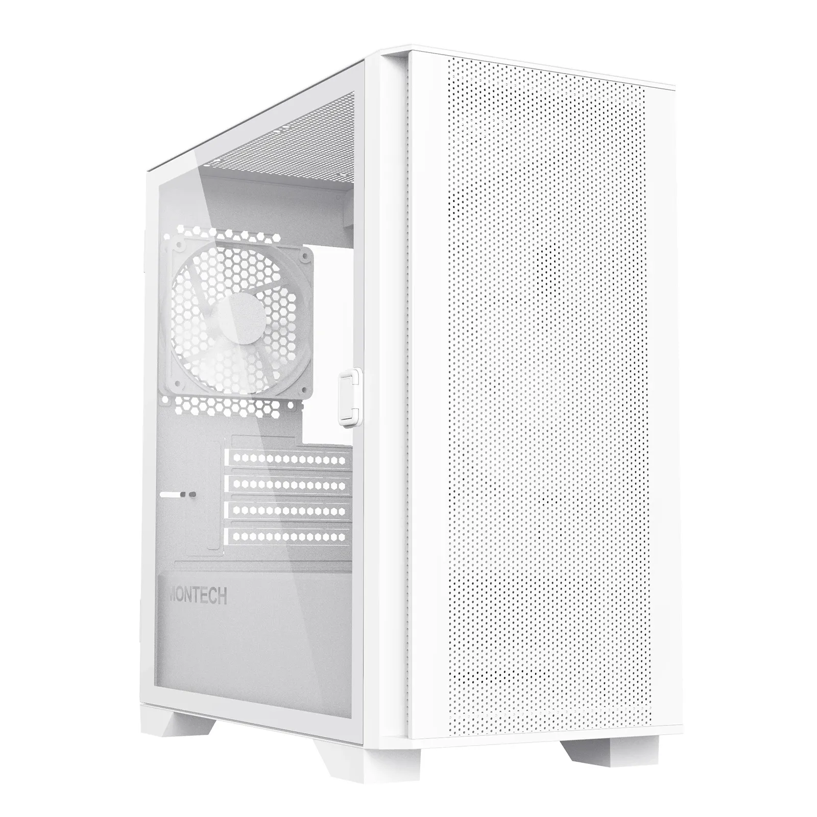 Montech кутия AIR 100 LITE Micro ATX Case TG 2x120mm Fans White