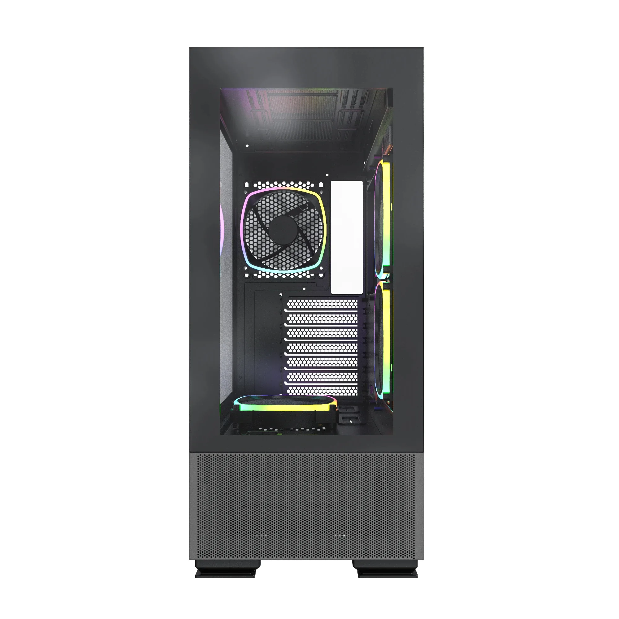 Montech кутия SKY TWO, Mid-tower Case, TG, 4x120mm ARGB Fans, Black - Image 215