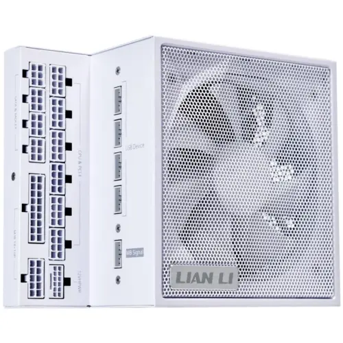 Alternative view of Захранващ блок Lian Li EDGE EG0850 White 850W 80+ Platinum PCIe 5.1, ATX 3.1