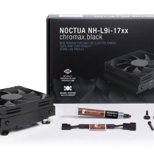 Noctua Охлаждане CPU Cooler NH-L9i-17xx CHROMAX.BLACK