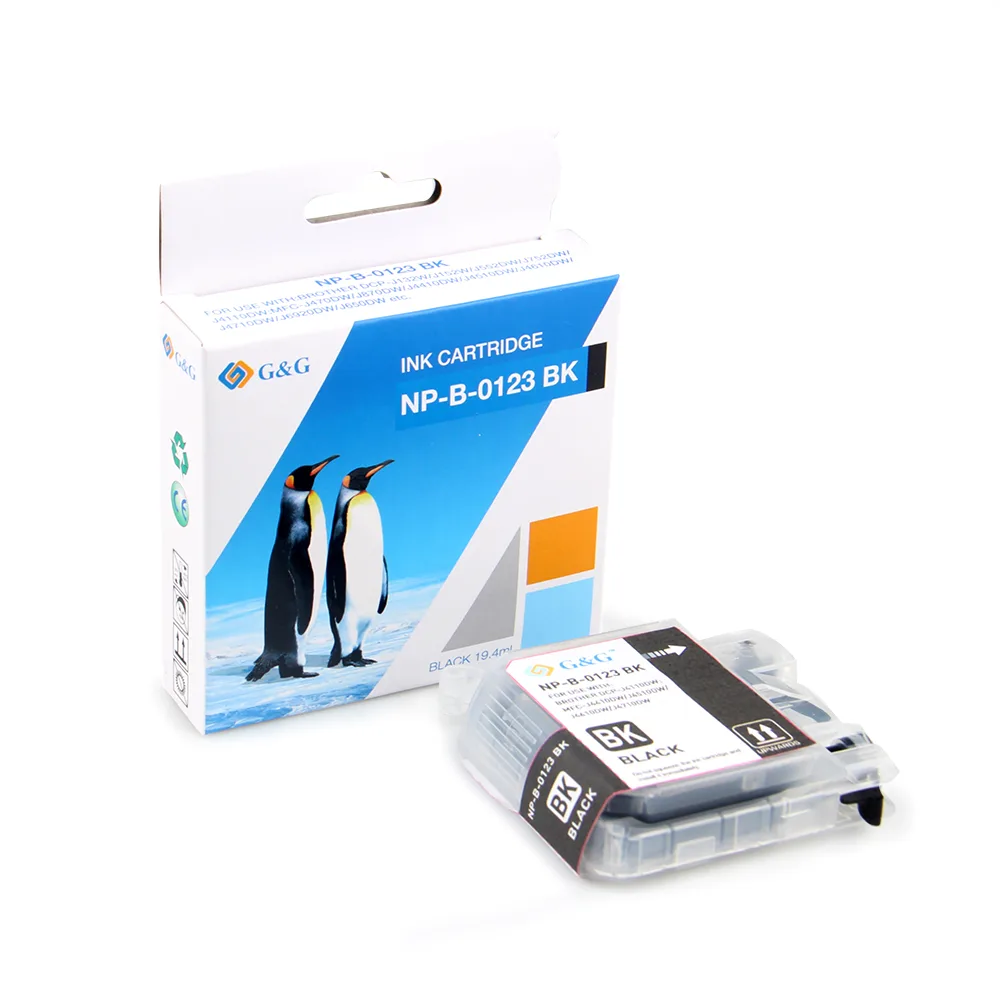 ГЛАВА ЗА BROTHER DCP J132/J152/J552/J752/J4110/MFC J470/J870/J4410/J4510 - Black - LC123BK (LC-123BK) - PN NP-B-0123BK -