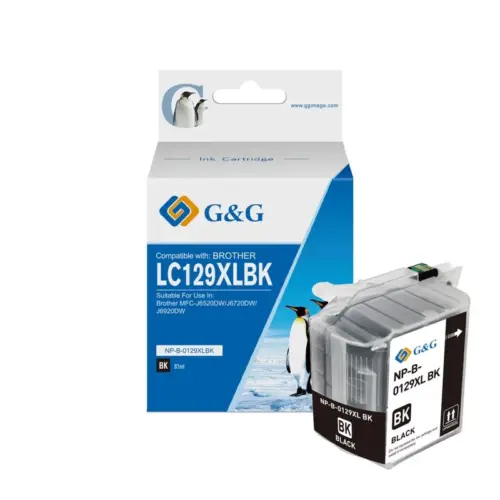 ГЛАВА ЗА BROTHER MFC J6720DW/J6520DW/J6920DW - HIGH CAPACITY - Black - LC129XLBK (LC-129XLBK) - PN NP-B-0129XLBK -