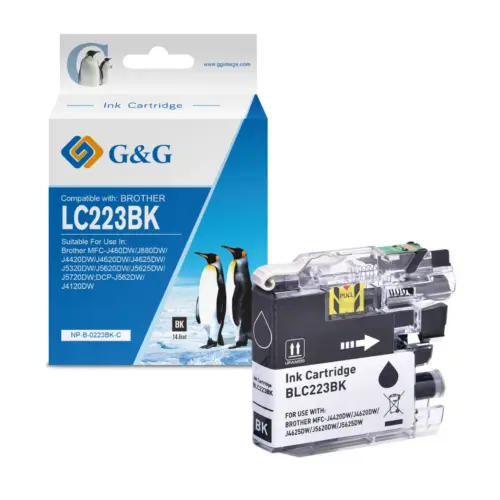 ГЛАВА ЗА BROTHER MFC J4420DW/J4620DW/J4625DW/J5320DW/J5620DW/J5625DW/J5720DW/DCP J4120DW - Black - LC223BK (LC-223BK) -