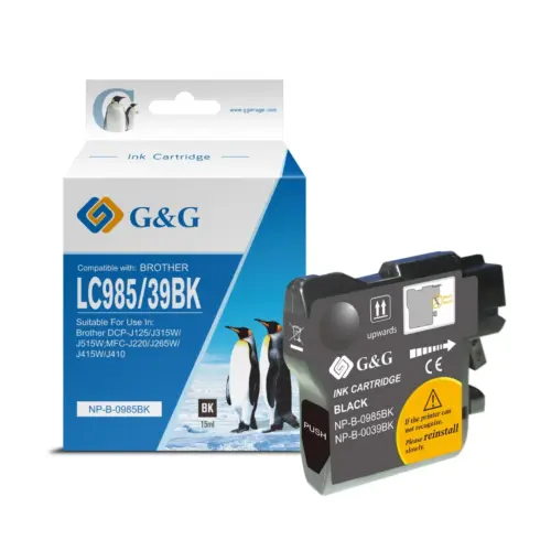 УНИВЕРСАЛНА ГЛАВА ЗА BROTHER MFC J220/J265/J410/J415/J615/DCP J315/J515 - Black - LC985BK (LC-985BK) / LC60BK (LC-60BK)