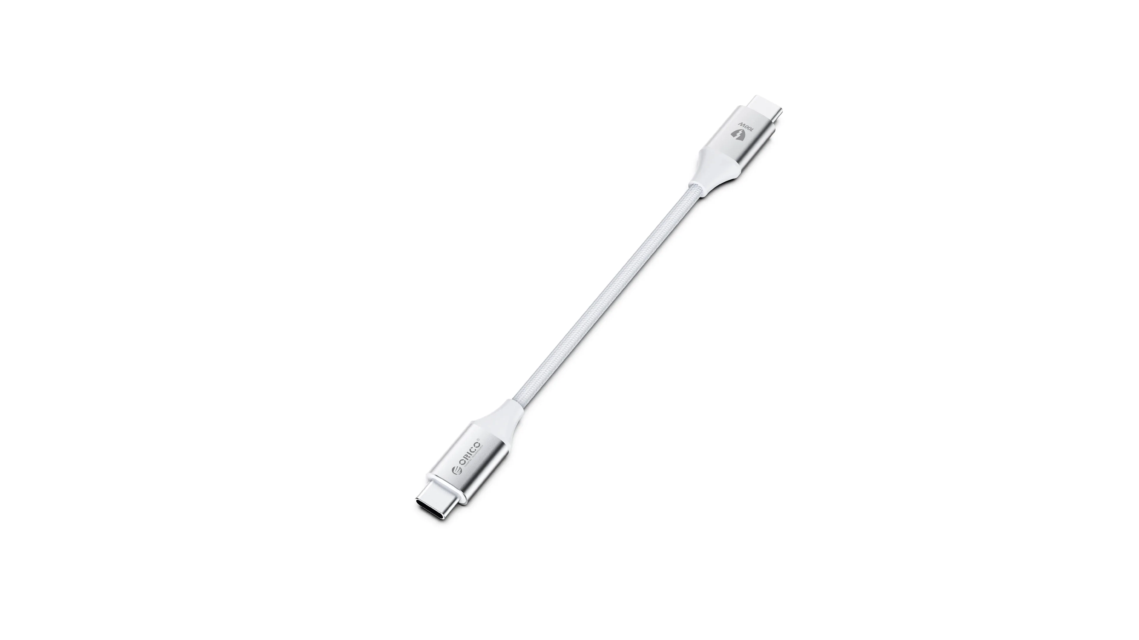 Orico кабел Cable USB C-to-C PD 100W Charging 1.0m White - CDX-100CC-WH - Image 207