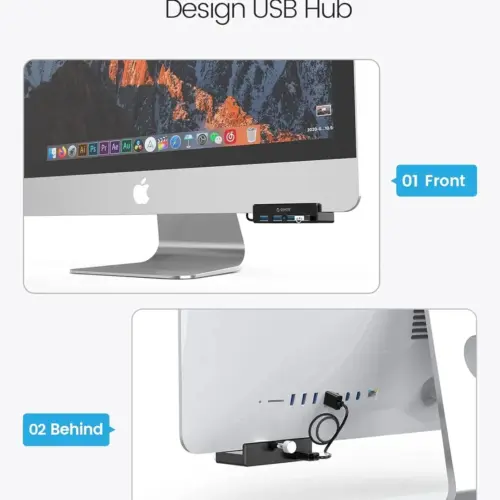 Orico хъб USB 3.0 HUB Clip Type 4 port