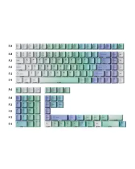 Alternative view of Капачки за механична клавиатура Keychron Cherry Profile Dye-Sub PBT Full Keycap Set - Cloud and Snow