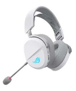 Геймърски безжични слушалки ASUS ROG Pelta White – USB-C