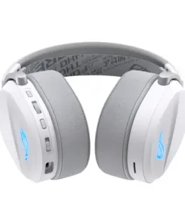 Геймърски безжични слушалки ASUS ROG Pelta White – USB-C