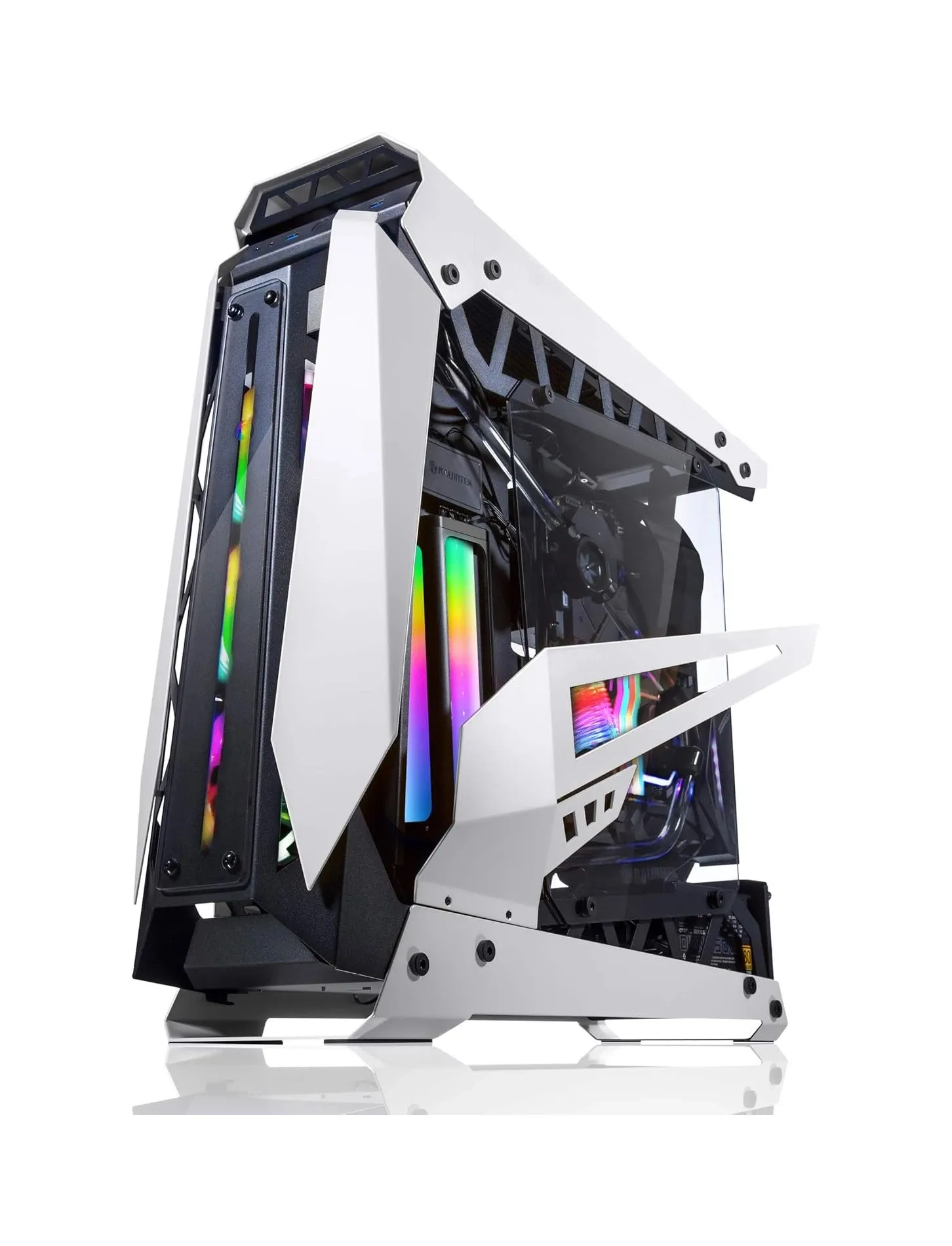 Raijintek кутия Case EATX - NYX PRO WHITE - Open Frame Full Aluminum