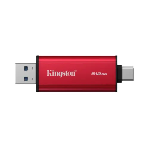 Alternative view of Флаш памет Kingston Dual USB-A/C Portable SSD 512GB - Black/Red