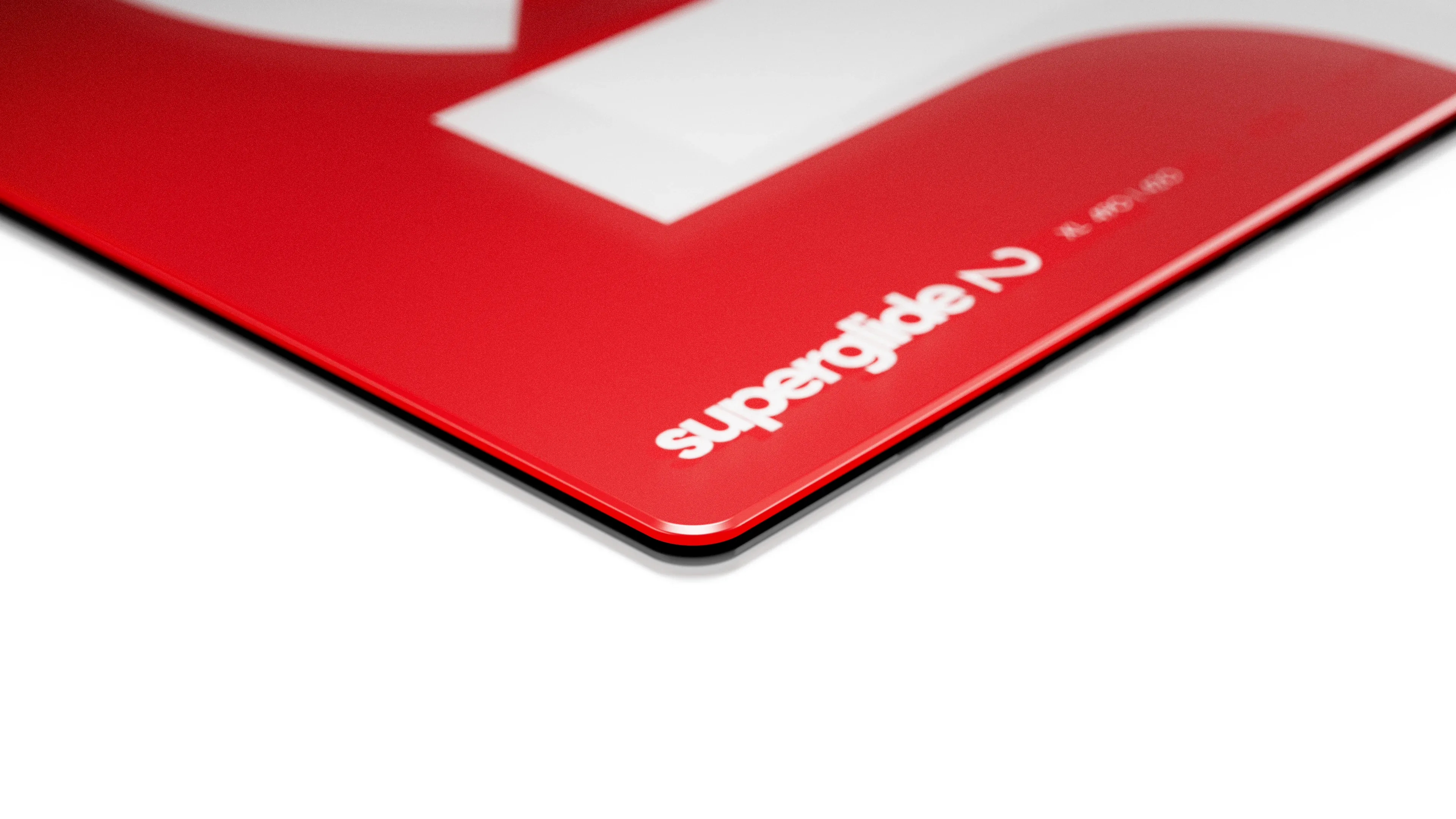 Superglide професионален стъклен геймърски пад за мишка Gaming Glass Mousepad Superglide Pad v2 XL Red - 490 x 420 mm - Image 321