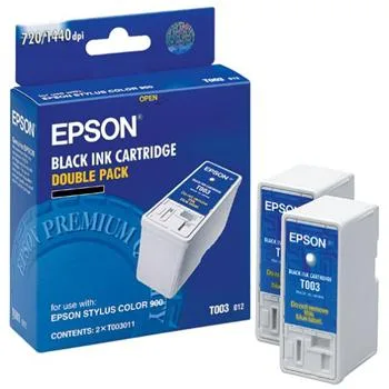 КОМПЛЕКТ 2 ГЛАВИ ЗА EPSON STYLUS COLOR 900/980N - Black - TWIN PACK - OUTLET - PN