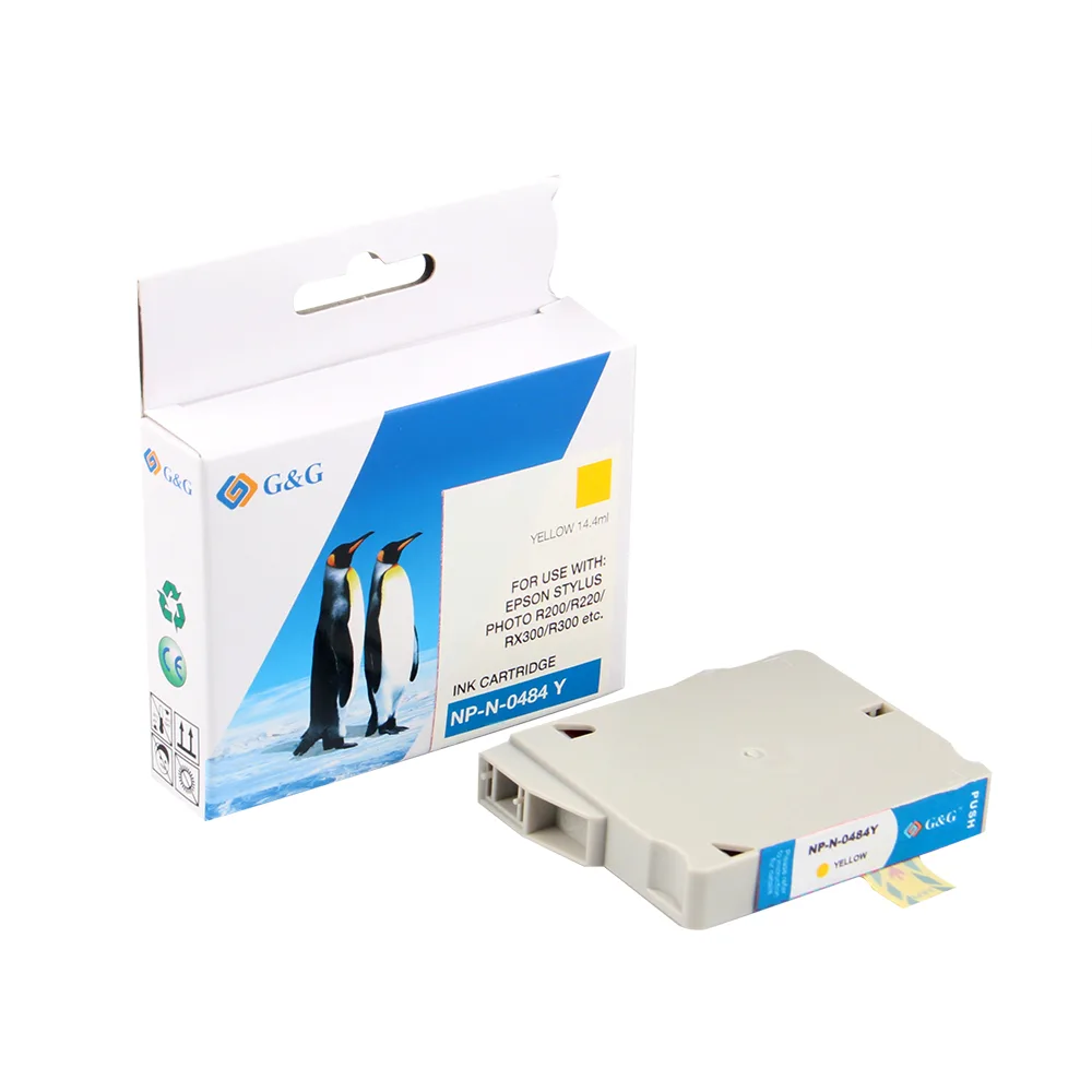 ГЛАВА ЗА EPSON STYLUS PHOTO R 300 M/R300/RX 500 - Yellow - C13T048440 - T0484 - PN NP-N-0484Y -